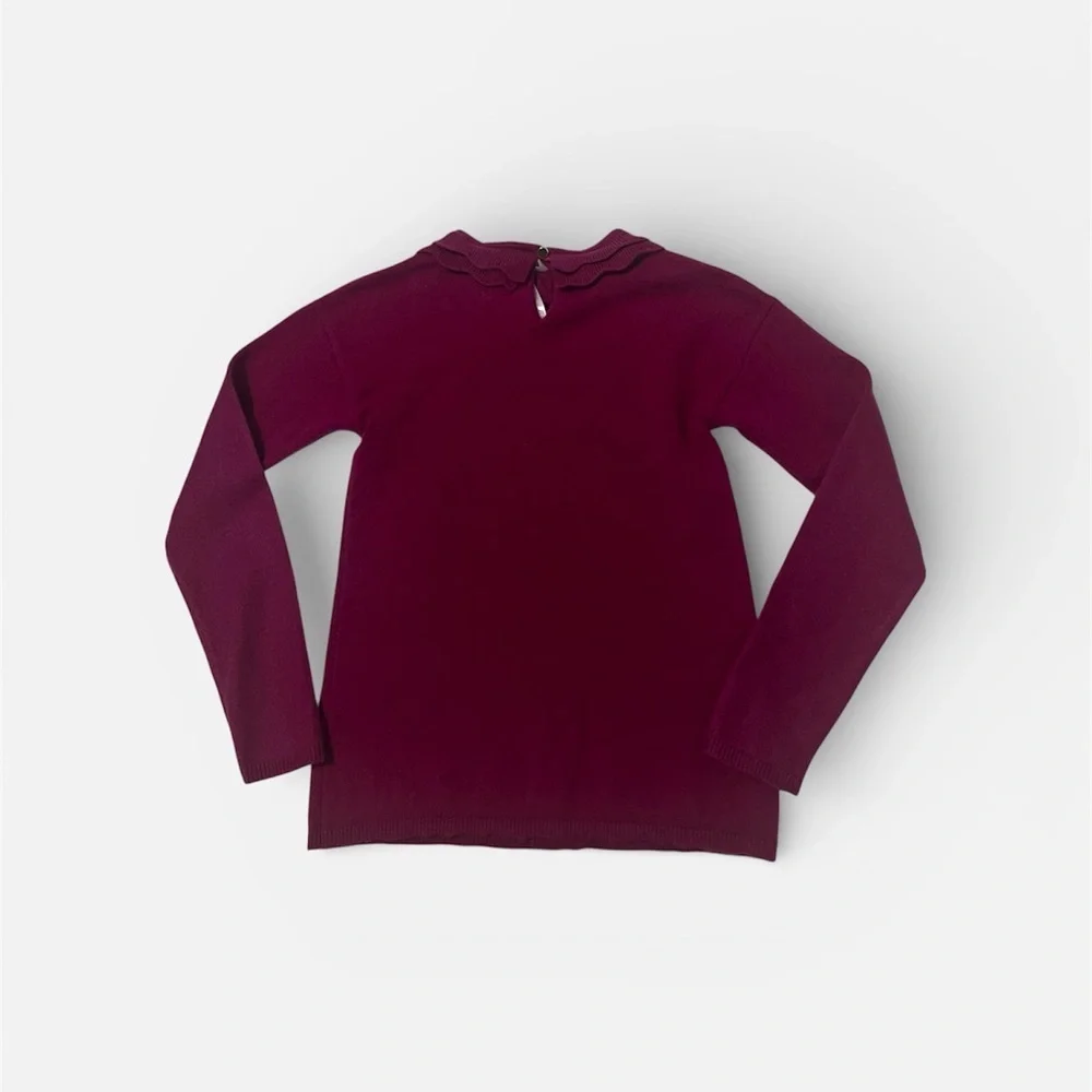 Jacadi Deep Red Kids Sweater
